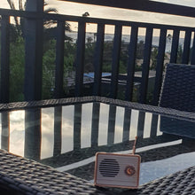 Load image into Gallery viewer, SoSo Retro Bluetooth Mini Speaker - Navy & Rose Gold