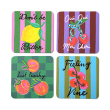 Load image into Gallery viewer, Hijinx Coasters (Set of 4) The Fruity