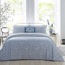 Load image into Gallery viewer, Alexia Cushion by Appletree Heritage in Blue 43 x 43cm