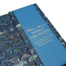 Load image into Gallery viewer, William Morris Weekly Planner Organiser With Sticky Notes - Birds Design