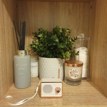 Load image into Gallery viewer, SoSo Retro Bluetooth Mini Speaker - Navy & Rose Gold