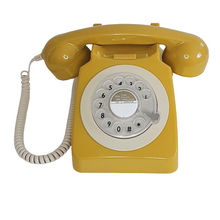 Load image into Gallery viewer, GPO 746 Rotary Telephone - Mustard