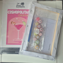 Load image into Gallery viewer, Cocktail Paint by Numbers - Cosmopolitan