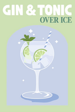 Load image into Gallery viewer, Cocktail Paint by Numbers - Gin & Tonic