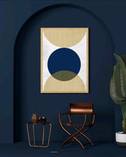 Load image into Gallery viewer, Indigo Rays Wall Art - A2