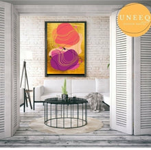 Load image into Gallery viewer, Orchid Lava Wall Art - A2