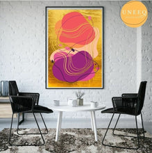Load image into Gallery viewer, Orchid Lava Wall Art - A2