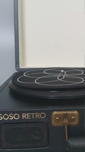 Load and play video in Gallery viewer, SoSo Retro Bluetooth Record Player - Black and Brass