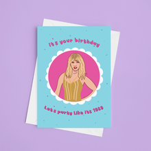 Load image into Gallery viewer, Taylor Swift 1989  5x7 Birthday Card
