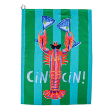 Load image into Gallery viewer, Hijinx Tea Towel - Cin Cin Lobster
