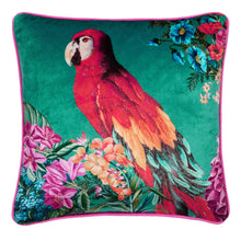 Load image into Gallery viewer, Polly Amorous Cushion in Teal 43 x 43cm - Filled Cushion
