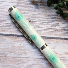 Load image into Gallery viewer, Peacock Feathers Ballpoint Pen In Gift Box

