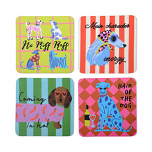 Load image into Gallery viewer, Hijinx Coasters (Set of 4) The Dog Lover
