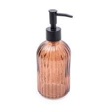 Load image into Gallery viewer, Amber Glass Soap Dispenser 6PK
