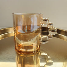 Load image into Gallery viewer, Chubby Handle Glass Mug - Tinted Bronze
