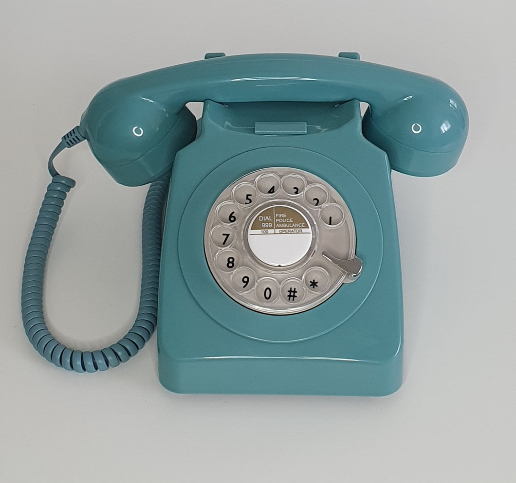 GPO 746 Rotary Telephone - Blue